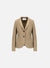 Fitted blazer flannel cashmere crafted with Loro Piana fabric