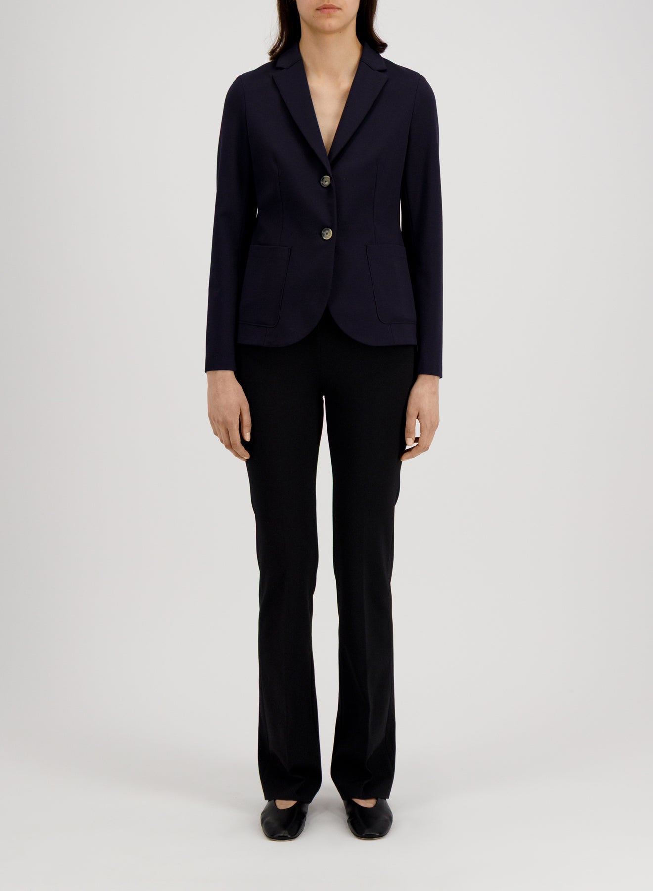 Tailored blazer in techno viscose