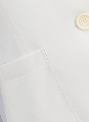 s.b. fitted blazer crepe viscose