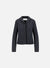 Women fly front cropped jacket superfine merino