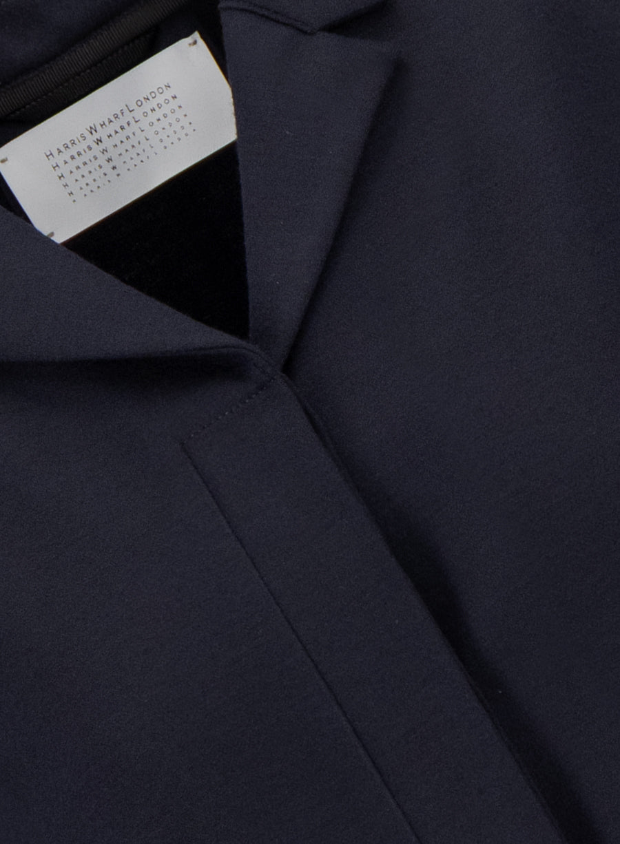 Women fly front cropped jacket superfine merino