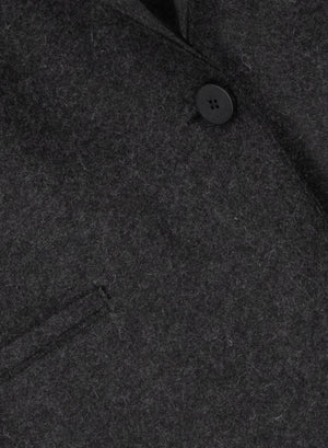 dropped shoulder blazer flannel cashmere crafted with Loro Piana fabric