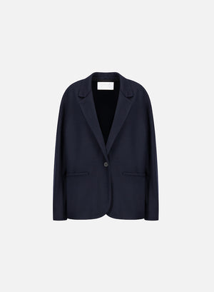 dropped shoulder blazer superfine merino