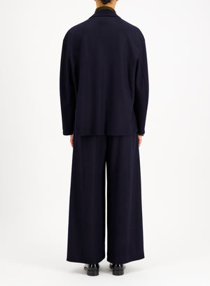 dropped shoulder blazer superfine merino