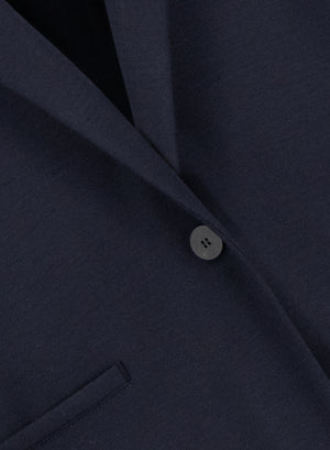 dropped shoulder blazer superfine merino