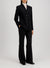 Collarless blazer superfine merino