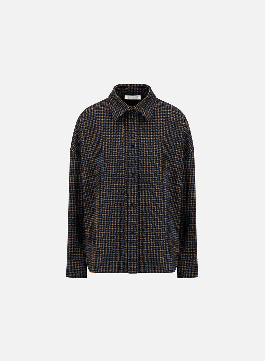Oversized shirt tattersall
