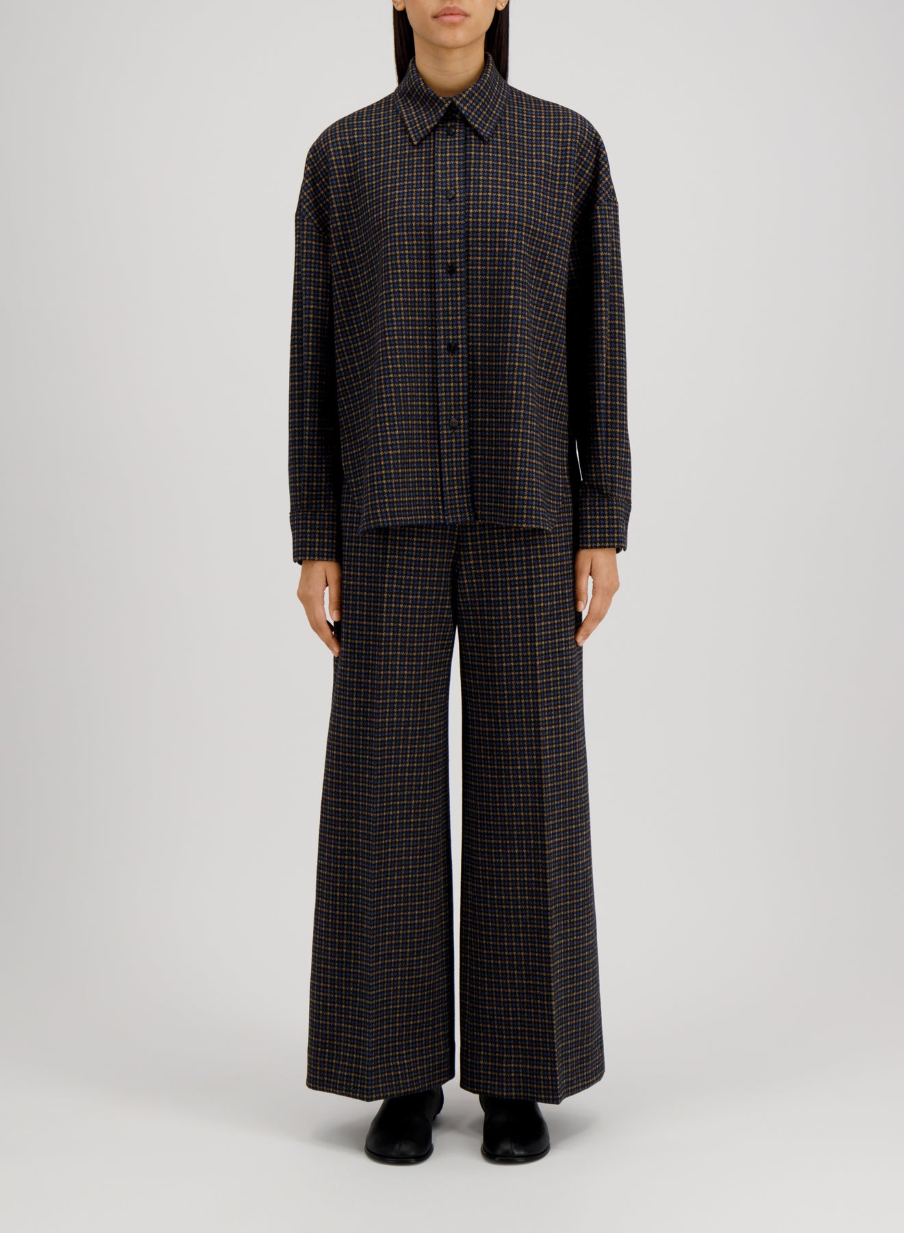 Oversized shirt tattersall