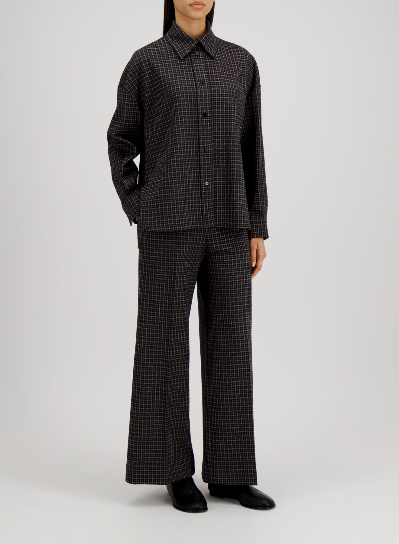 Oversized shirt tattersall