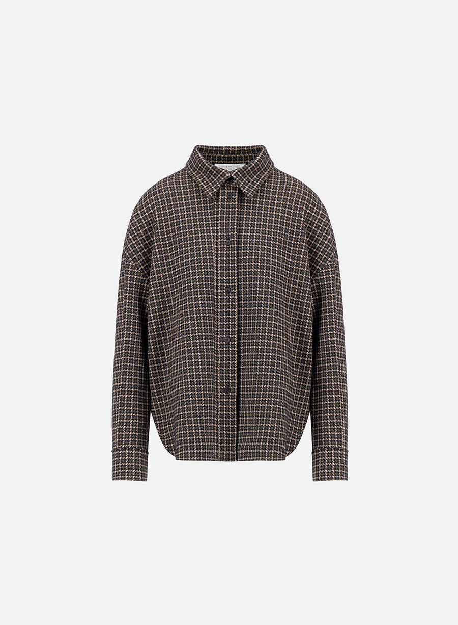 Oversized shirt tattersall