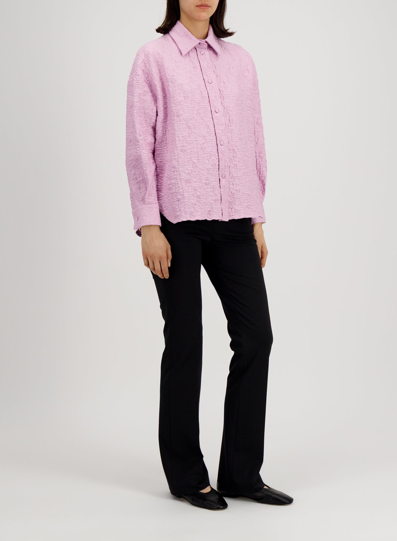 oversized shirt crinkle