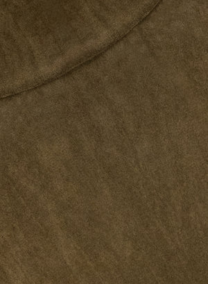 turtleneck top stretch velvet
