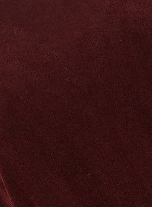 crew neck top stretch velvet