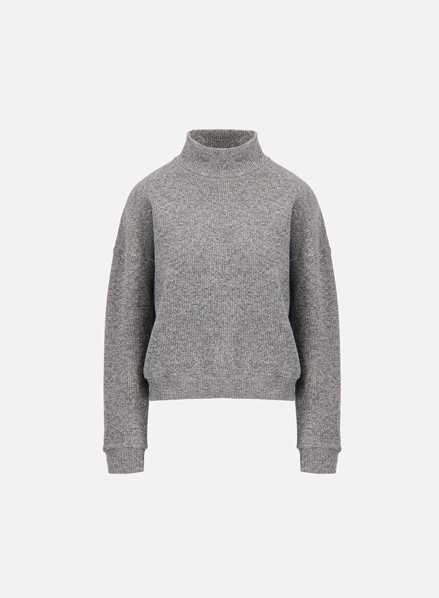 Turtleneck knitted sweat