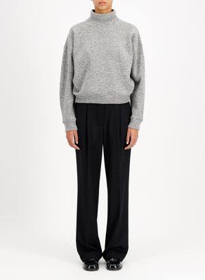 Women turtleneck knitted sweat
