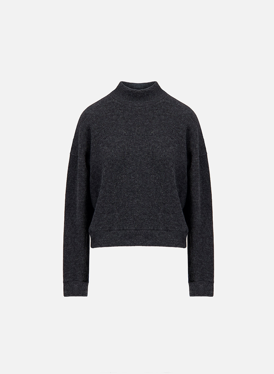 Turtleneck knitted sweat
