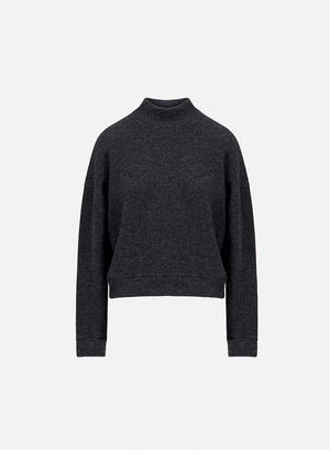 Women turtleneck knitted sweat