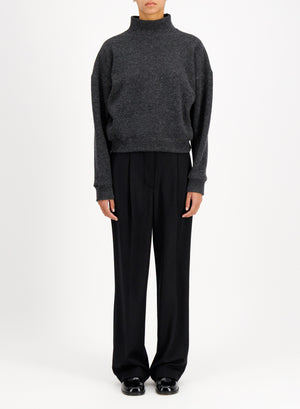 Women turtleneck knitted sweat