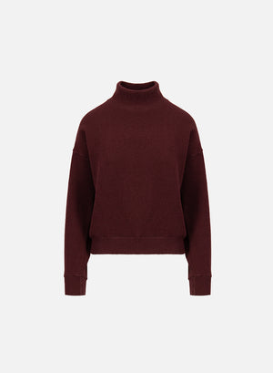 Women turtleneck knitted sweat