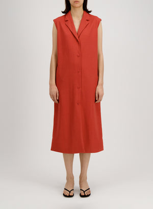 waistcoat maxi dress rayon
