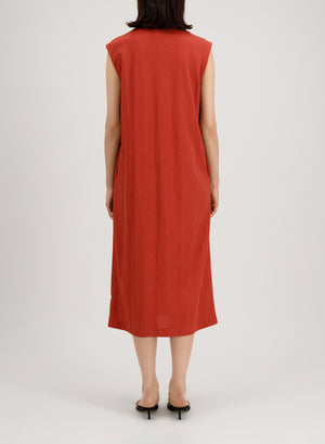 waistcoat maxi dress rayon