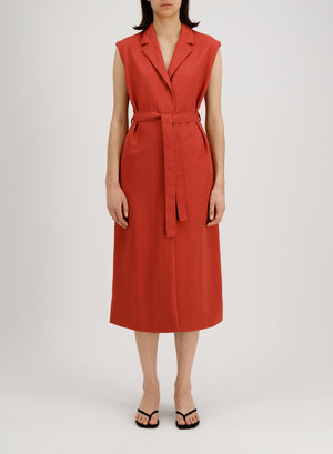 waistcoat maxi dress rayon
