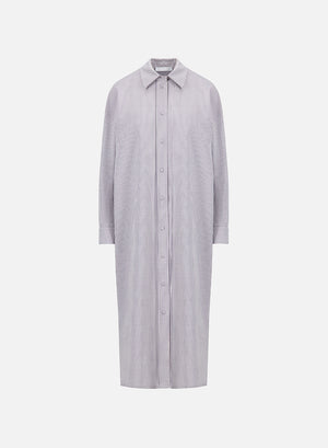 oversized long shirt dress coolmax seersucker