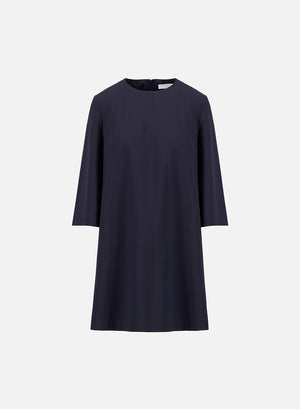 bell sleeves dress techno viscose