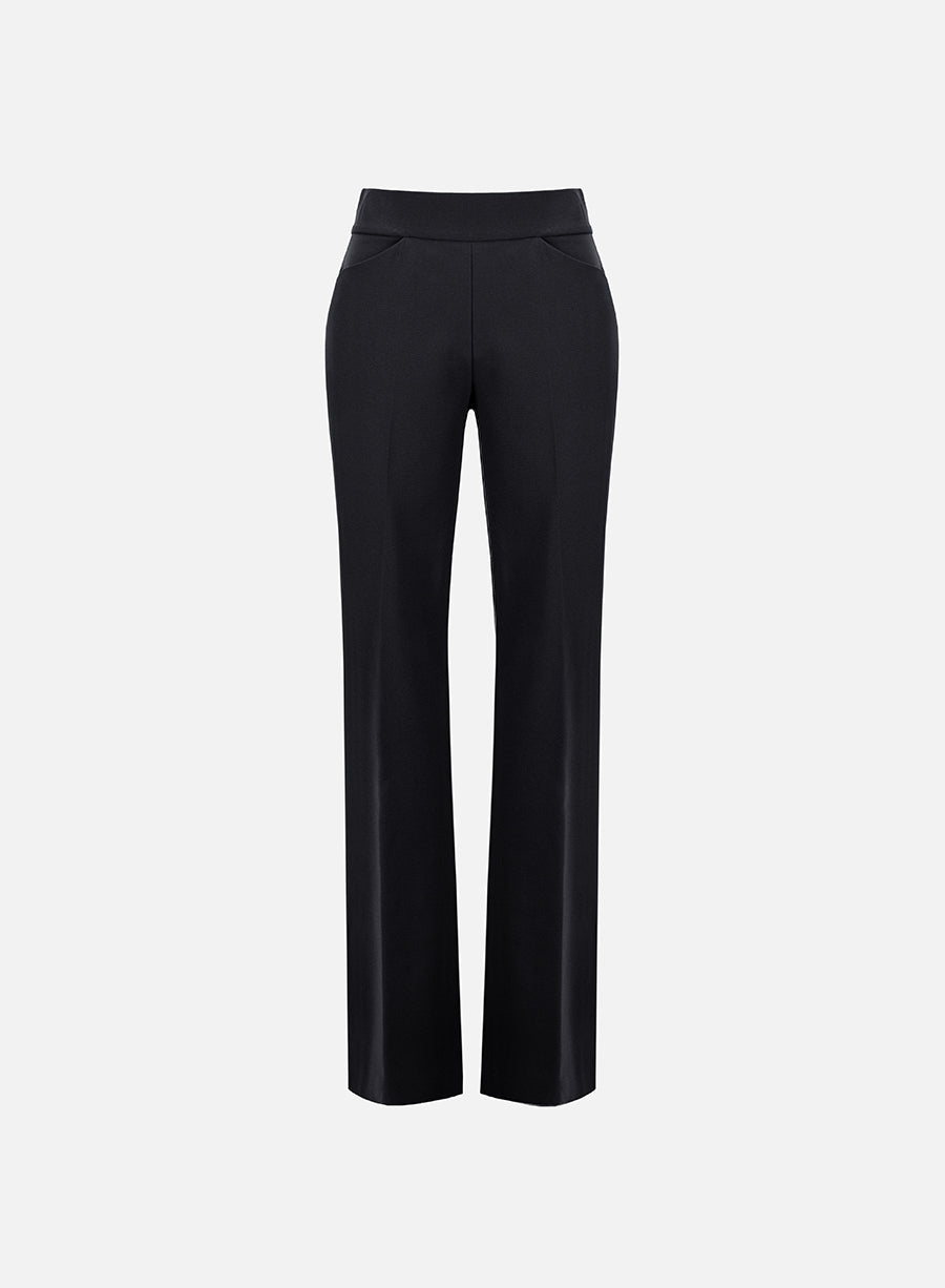 long flared leggings techno viscose