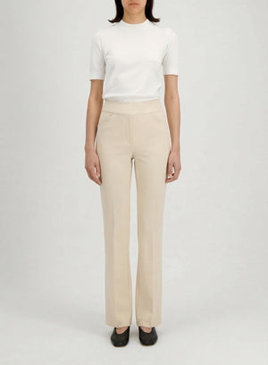 long flared leggings techno viscose