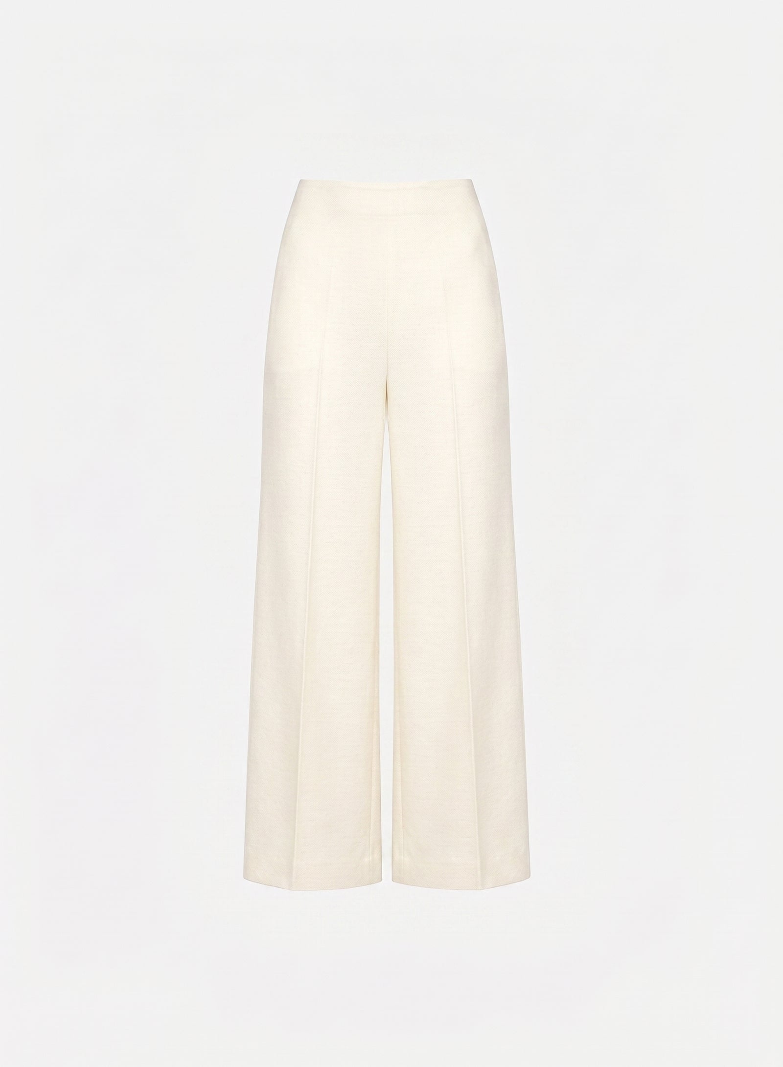 Flared trousers superfine merino