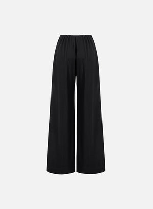 Flared trousers superfine merino
