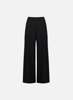 Flared trousers superfine merino