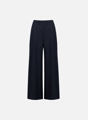 Flared trousers superfine merino