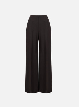 Flared trousers superfine merino