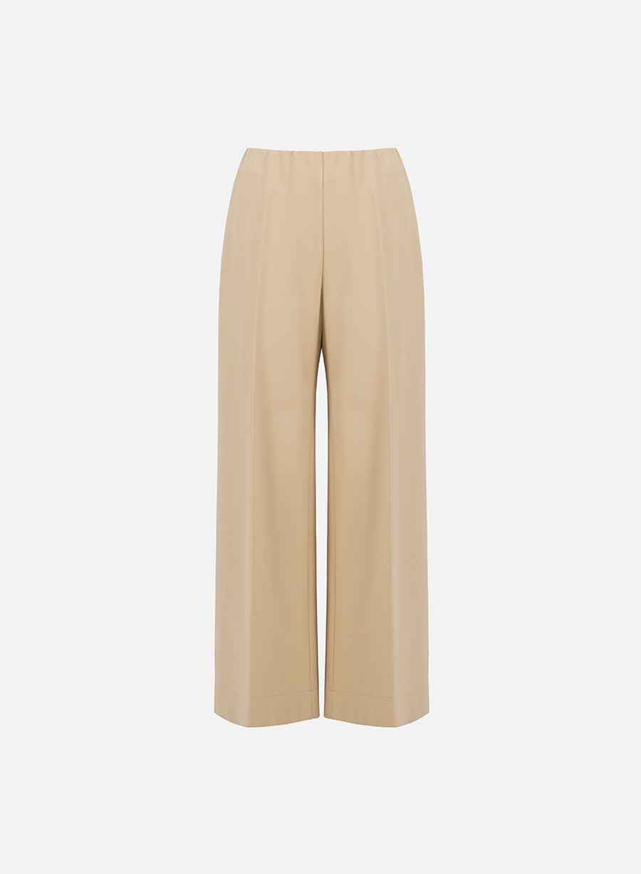 Flared trousers techno viscose
