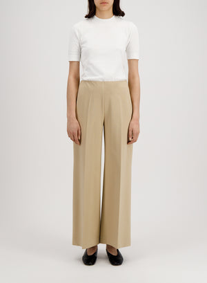 Flared trousers techno viscose