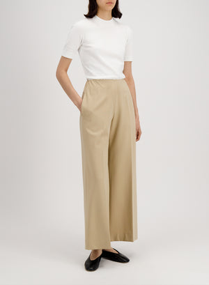 Flared trousers techno viscose