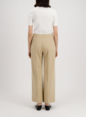 Flared trousers techno viscose