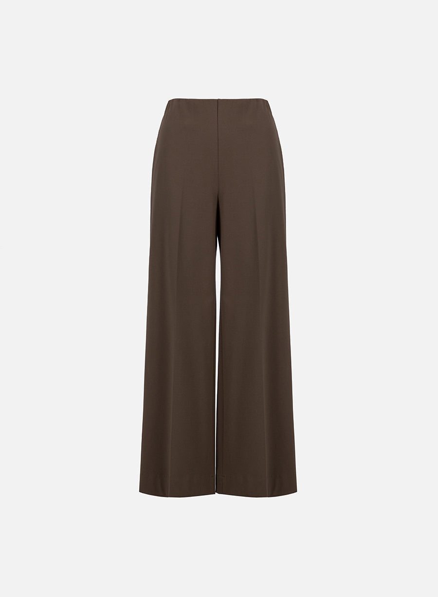 Flared trousers techno viscose