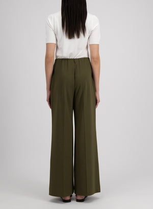 Flared trousers techno viscose