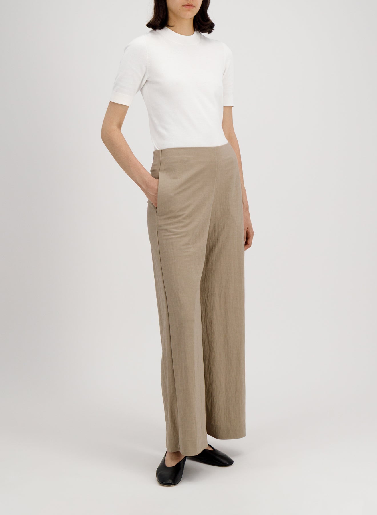 flared trousers rayon