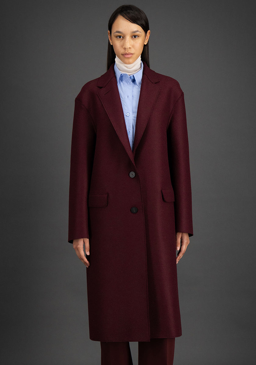 HARRIS WHARF LONDON】Women dropped shoulder d.b.jacket