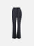 Flared fitted trousers superfine merino