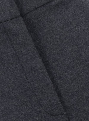 Flared fitted trousers superfine merino