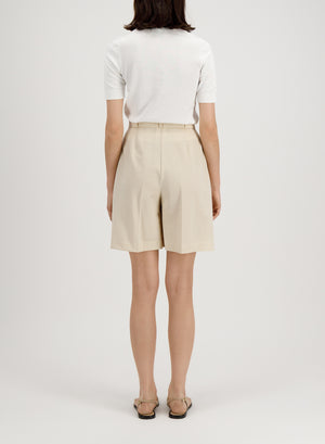 pleated bermuda coolmax seersucker