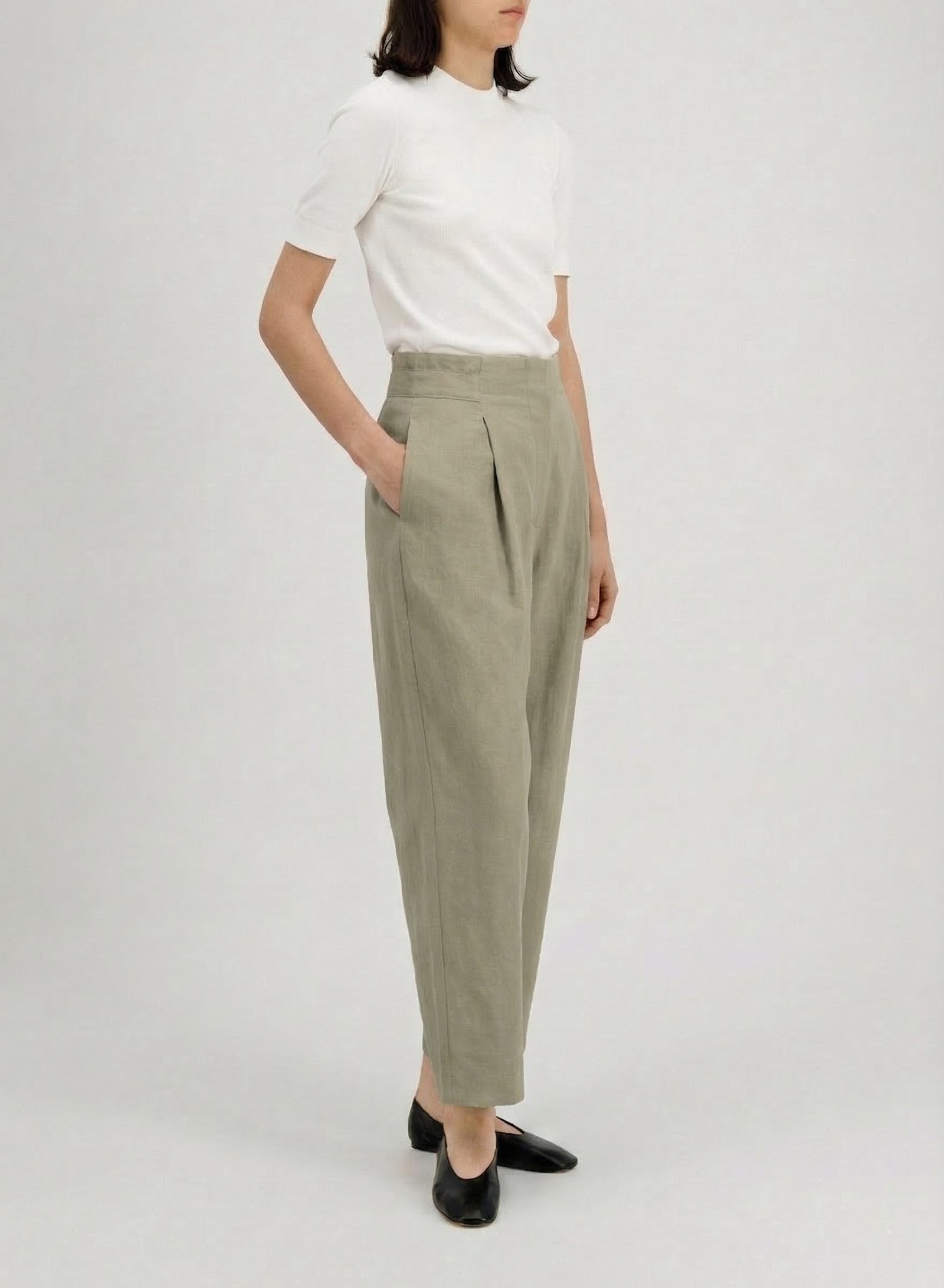 carrot shape trousers rayon