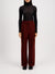 Double pleats trousers viscose flannel