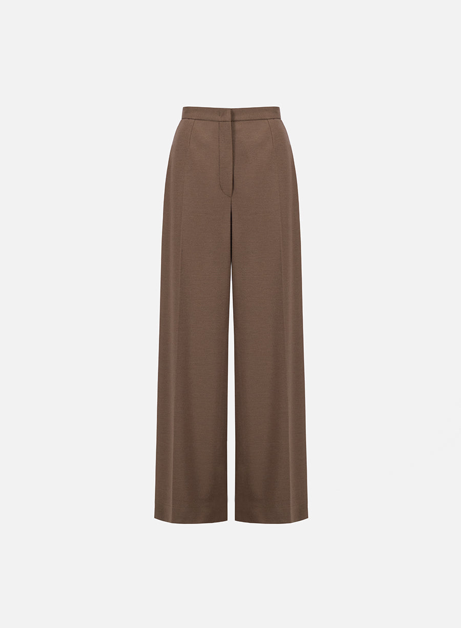 Palazzo trousers superfine merino
