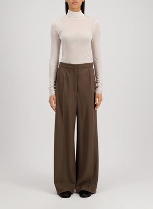 Palazzo trousers superfine merino
